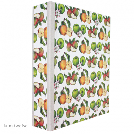 Rezeptordner, Ringbuch für DIN A4, Motivordner Äpfel, Obst