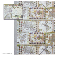 Weltkarten - Sammelmappe A4
